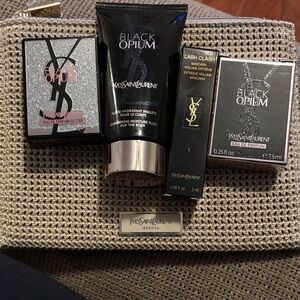 Yves Saint Laurent Black Opium, Mascara and makeup/cosmetic bag. NEW